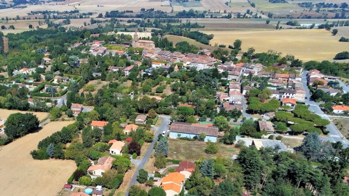 BOURG SAINT BERNARD vu du ciel